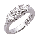Three-Stone Rings