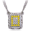 Colored Diamond Necklaces