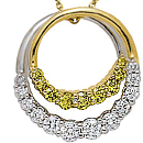Colored Diamond Pendants
