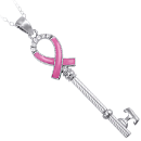 Cancer Awareness Key Pendants