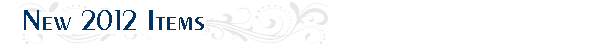 2012-2013 new designs