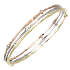 Bezel-Set Round Brilliant-Cut Diamond Bangle Setting in 14k Gold (SI2/G D-0.08ct.)