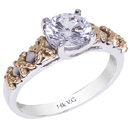 14K Two-Tone Engagement Ring 