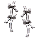 18K white gold Earrings (G/SI2, 0.31ct)  