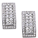 18K white gold Earrings (G/SI2, 1.38ct)