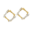 14K two-tone Journey diamond earrings (G/SI2, 0.75ct)