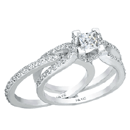 14K Gold Split-Shank Engagement Ring 