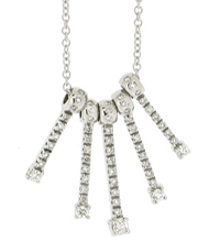 14K white gold  diamond necklace (G /SI2,D-0.75ct)