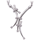 18K white gold Diamond Necklace (G/SI2, D-0.30ct)  