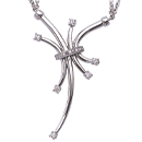18K white gold Diamond Necklace (G/SI2, D-0.31ct) 