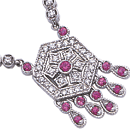 14K white gold Necklace (G /SI2, D-1.00ct, PS-0.61ct)