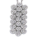 14K white gold pendant (G /SI2, 1.00ct)
