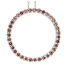 14K White Gold Pink Diamond Comfort Fit Pendant ( PD-1.14ct.)