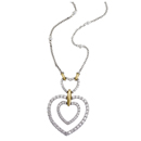 14K Two-Tone pendant (G/SI2,D-1.03ct)