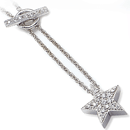 14K white gold diamond pendant (G /SI2,D-0.25ct)