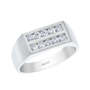 Men�s Channel-Set Diamond Band 