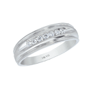 Men�s Channel-Set Diamond Band 