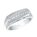 0.25 Ct.14K Gold Men�s Wedding Band 