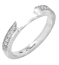 14K White Gold Wedding Band (G/SI2, 0.27ct), 
