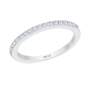 Prong-Set Diamond Wedding Ring
