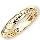  14K Yellow Gold Wedding ring (G/SI2, 0.14ct)