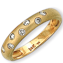 14K Yellow Gold Wedding ring (G/SI2, 0.20ct).