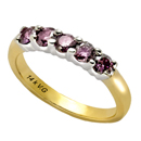 14K Two-Tone Gold Pink Diamond Comfort Fit Ring (PD-0.75ct.)