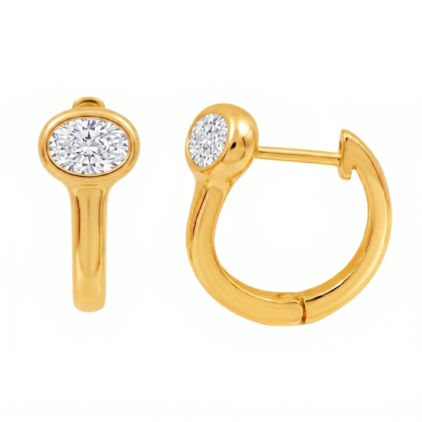 14K Gold Diamond Fashion Earrings